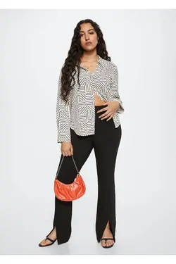 پیراهن گشاد دکمه دار - یاری شاپ