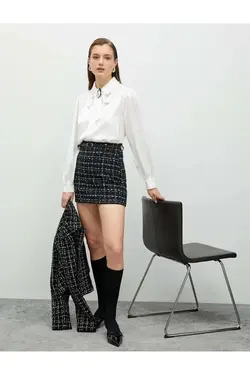 پیراهن لباس زنانه به رنگ سفید - یاری شاپ