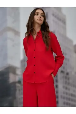 پیراهن لباس زنانه 4wak60397uw قرمز - یاری شاپ