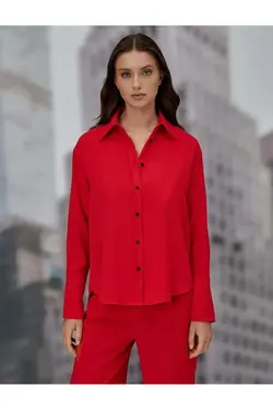 پیراهن لباس زنانه 4wak60397uw قرمز - یاری شاپ