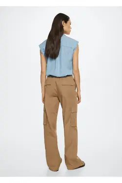 پیراهن لیوسل آبی زنانه - یاری شاپ