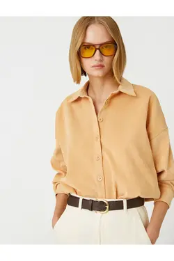 پیراهن مخمل دکمه دار - یاری شاپ