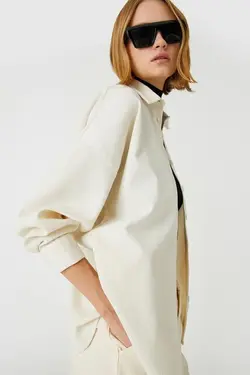 پیراهن مخمل دکمه دار زنانه 3wak60004pw - یاری شاپ