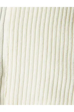 پیراهن مخملی با دکمه‌های جیبی با جزئیات با تناسب منظم - یاری شاپ