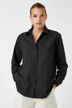 پیراهن مشکی زنانه 3WAK60032UW - یاری شاپ
