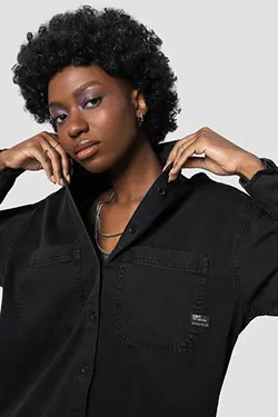 پیراهن مشکی زنانه Comfort Fit Lf2032648 - یاری شاپ