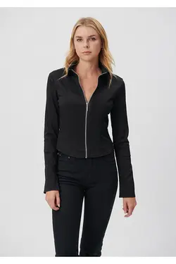 پیراهن مشکی زیپ دار 1210410-900 - یاری شاپ