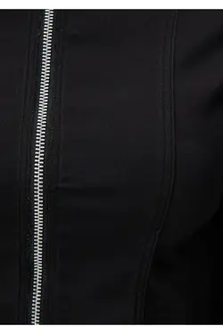 پیراهن مشکی زیپ دار 1210410-900 - یاری شاپ