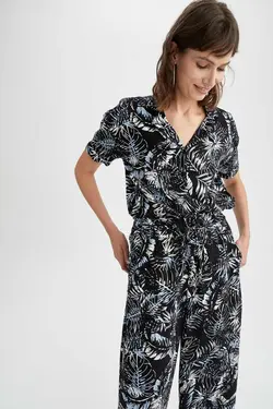 پیراهن مناسب آستین کوتاه طرح راه راه - یاری شاپ