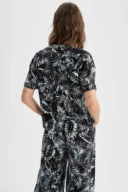 پیراهن مناسب آستین کوتاه طرح راه راه - یاری شاپ