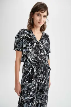 پیراهن مناسب آستین کوتاه طرح راه راه - یاری شاپ