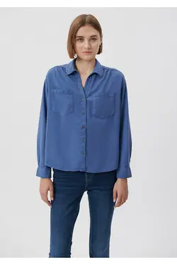 پیراهن منظم / برش معمولی 1210032-80233 - یاری شاپ