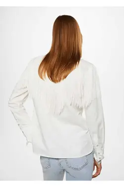 پیراهن منگوله ای با جزئیات - یاری شاپ