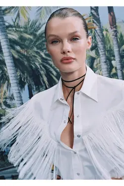 پیراهن منگوله ای با جزئیات - یاری شاپ