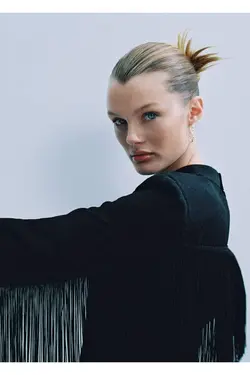 پیراهن منگوله ای با جزئیات - یاری شاپ