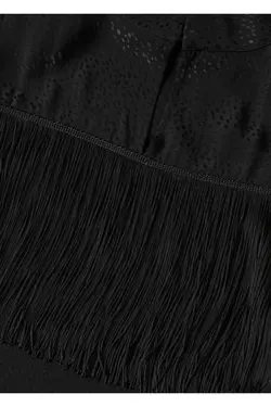 پیراهن منگوله ای با جزئیات - یاری شاپ