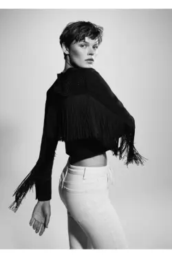 پیراهن منگوله ای با جزئیات - یاری شاپ