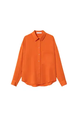 پیراهن نارنجی زنانه - یاری شاپ