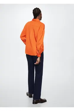پیراهن نارنجی زنانه - یاری شاپ