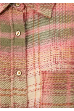 پیراهن نارنجی چهارخانه Loose Fit / Loose Fit 1210609-85860 - یاری شاپ