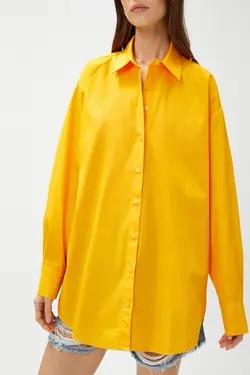 پیراهن نارنجی زنانه 3SAK60011PW - یاری شاپ