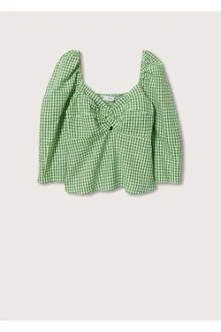 پیراهن نخی Gingham - یاری شاپ