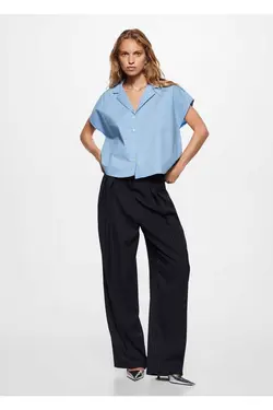 پیراهن نخی کوتاه - یاری شاپ