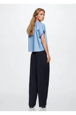 پیراهن نخی کوتاه - یاری شاپ