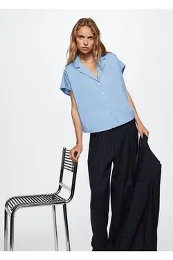 پیراهن نخی کوتاه - یاری شاپ