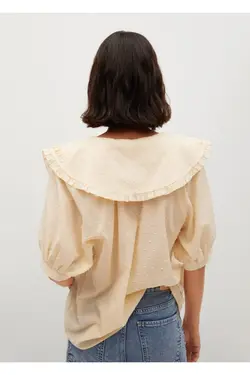 پیراهن یقه زرد زنانه نوزاد - یاری شاپ