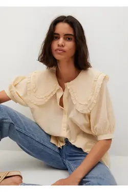 پیراهن یقه زرد زنانه نوزاد - یاری شاپ