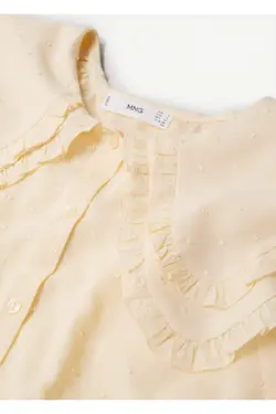 پیراهن یقه زرد زنانه نوزاد - یاری شاپ