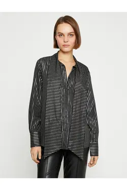 پیراهن یقه شال ژاکارد - یاری شاپ