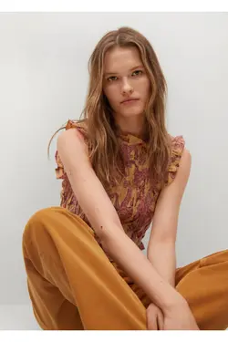 تاپ پنبه ای جمع شده - یاری شاپ