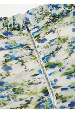 تاپ طرح دار سفید زنانه - یاری شاپ