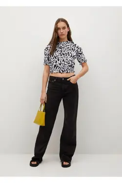 تاپ کراپ مشکی زنانه - یاری شاپ