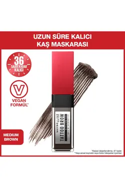 تاتو ابرو 36h ژل حالت دهنده 257 قهوه ای متوسط - یاری شاپ