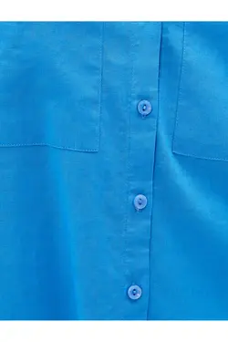 ترکیب کتانی پیراهن یقه باشکوه - یاری شاپ