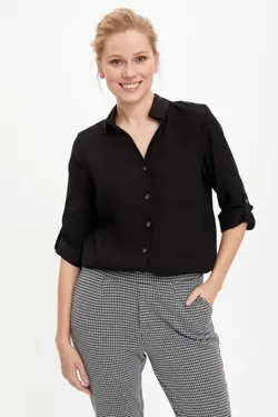 تونیک پیراهن اپولت جیبی - یاری شاپ