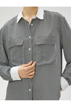 جیبی پیراهن آستین بلند - یاری شاپ