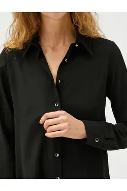 دکمه پیراهن آستین بلند - یاری شاپ