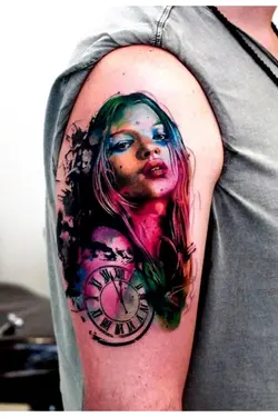 رنگ تاتو دائمی 2 عددی رنگ حرفه ای تاتو 30 میلی لیتر - یاری شاپ