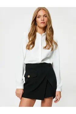 روپوش آستین بلند پیراهن یقه باشکوه - یاری شاپ