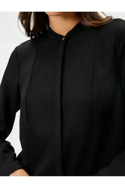 روپوش آستین بلند پیراهن یقه باشکوه - یاری شاپ