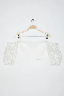 ریچل آراز ایکس – پیراهن آستین دوزی با جزئیات پاپیون - یاری شاپ