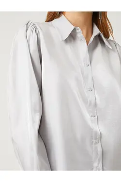 ریچل آراز ایکس – پیراهن ساتن با شانه های پوشیده شده - یاری شاپ