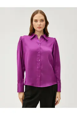 ریچل آراز ایکس – پیراهن ساتن با شانه های پوشیده شده - یاری شاپ