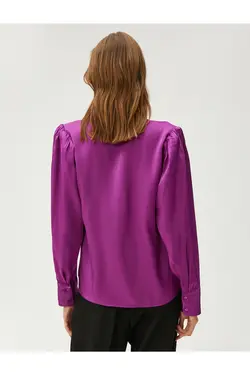 ریچل آراز ایکس – پیراهن ساتن با شانه های پوشیده شده - یاری شاپ