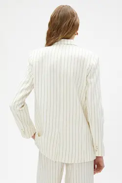 زنانه Ayşegül Afacan X – کت کت دو دکمه دار 3sak50155uw - یاری شاپ