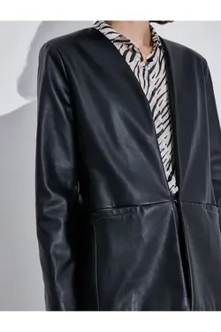 ژاکت بلیزر ظاهر چرم - یاری شاپ